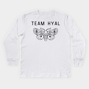 Dry Eyes Fan Merch - Team Hyal Kids Long Sleeve T-Shirt